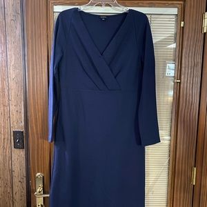 Talbots Navy Wrap Dress